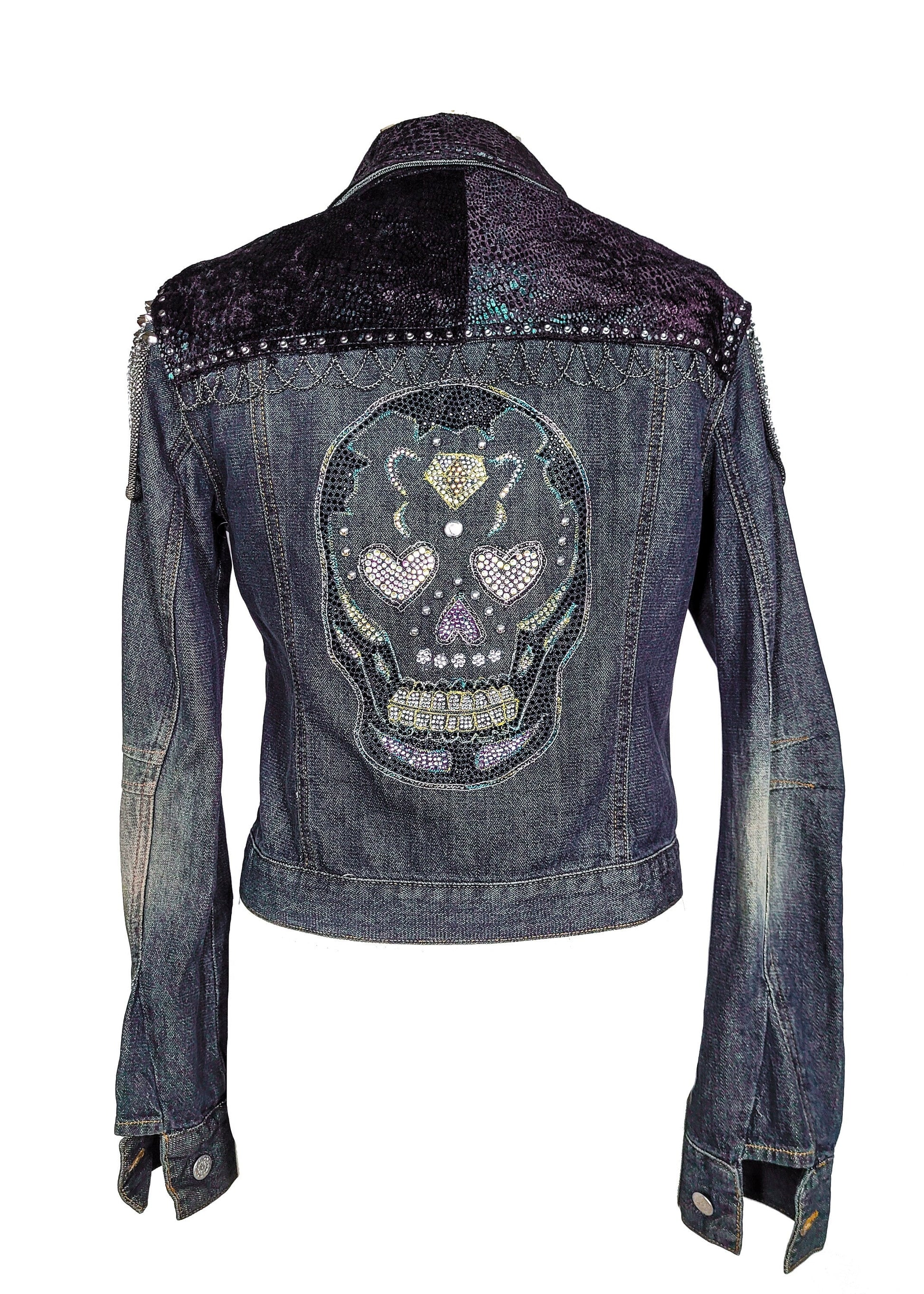 Chained Skull special edition battle jacket – Agoraphobix