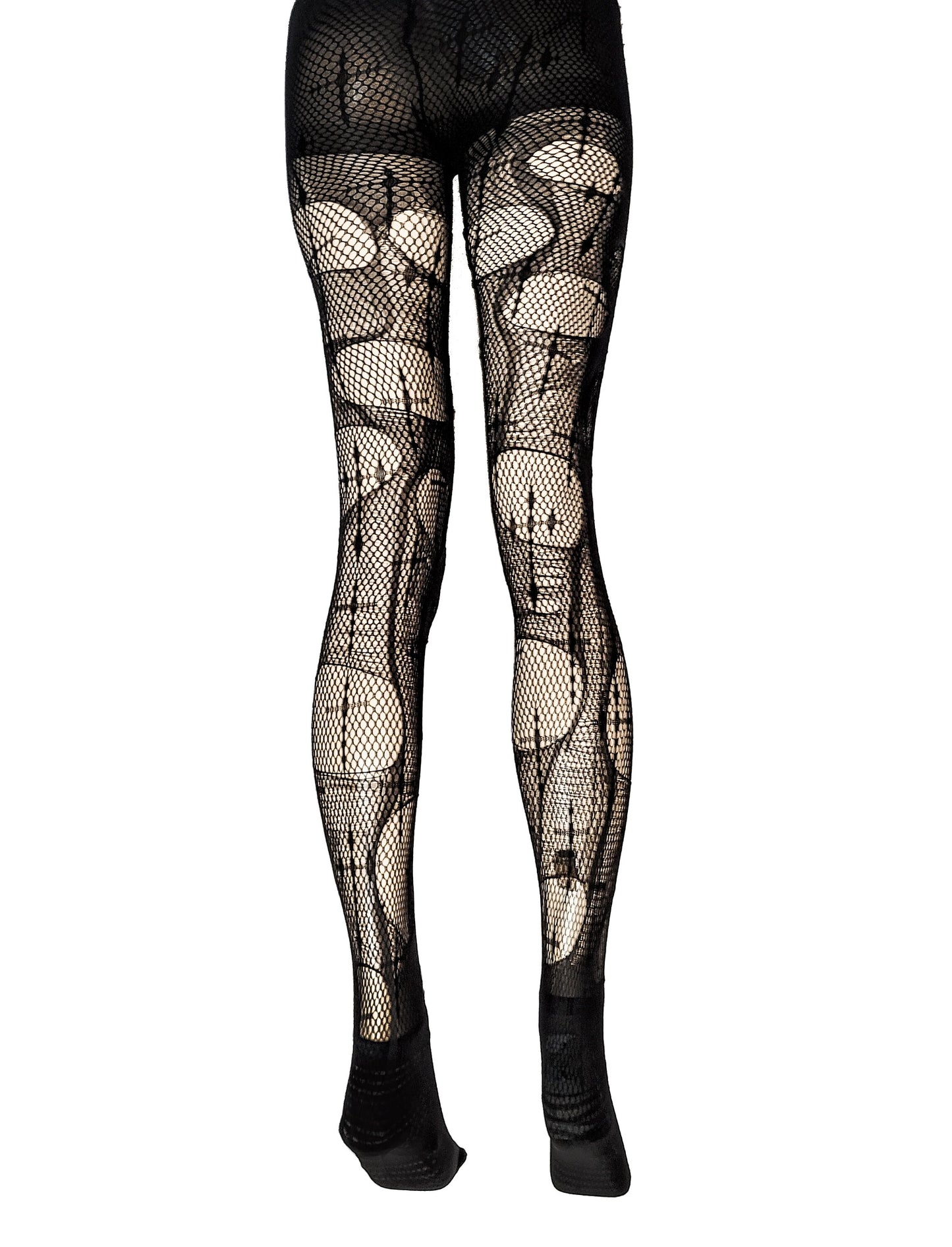 Cross ripped tights goth tights torn tights | gothic tights fishnet tights fishnet stockings lingerie | fishnet leggings distressed tights