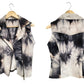 Black smoke tie dye denim biker vest tie dye vest biker jacket | moto vest soft grunge denim vest upcycled denim burning man vest