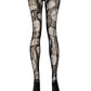 Moon Tights Witchy Leggings Gothic Moon Tights Dark Witch Fashion Lunar Print Leggings Pagan Clothing Alternative Goth Tights