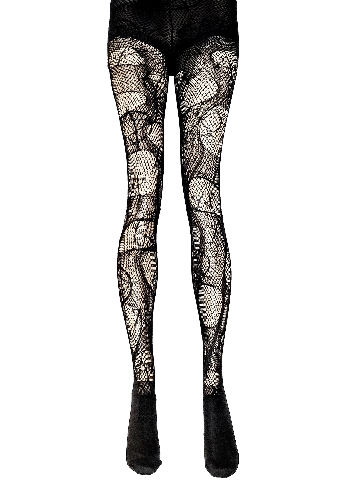 Moon Tights Witchy Leggings Gothic Moon Tights Dark Witch Fashion Lunar Print Leggings Pagan Clothing Alternative Goth Tights