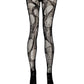 Moon Tights Witchy Leggings Gothic Moon Tights Dark Witch Fashion Lunar Print Leggings Pagan Clothing Alternative Goth Tights