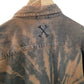 brown jeans tie dye jean shirt vintage levis shirt brown jacket | upcycled denim shirt | jeans shirt | Upcycled clothing | Size L