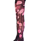 tattered & torn tights pink leopard print fishnet tights Halloween leggings rave wear funky tights sexy tights mesh tights fishnet stockings