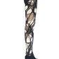 black lace tights floral lace torn tights fishnet tights Halloween tights patterned tights fishnet stockings gothic tights goth tights