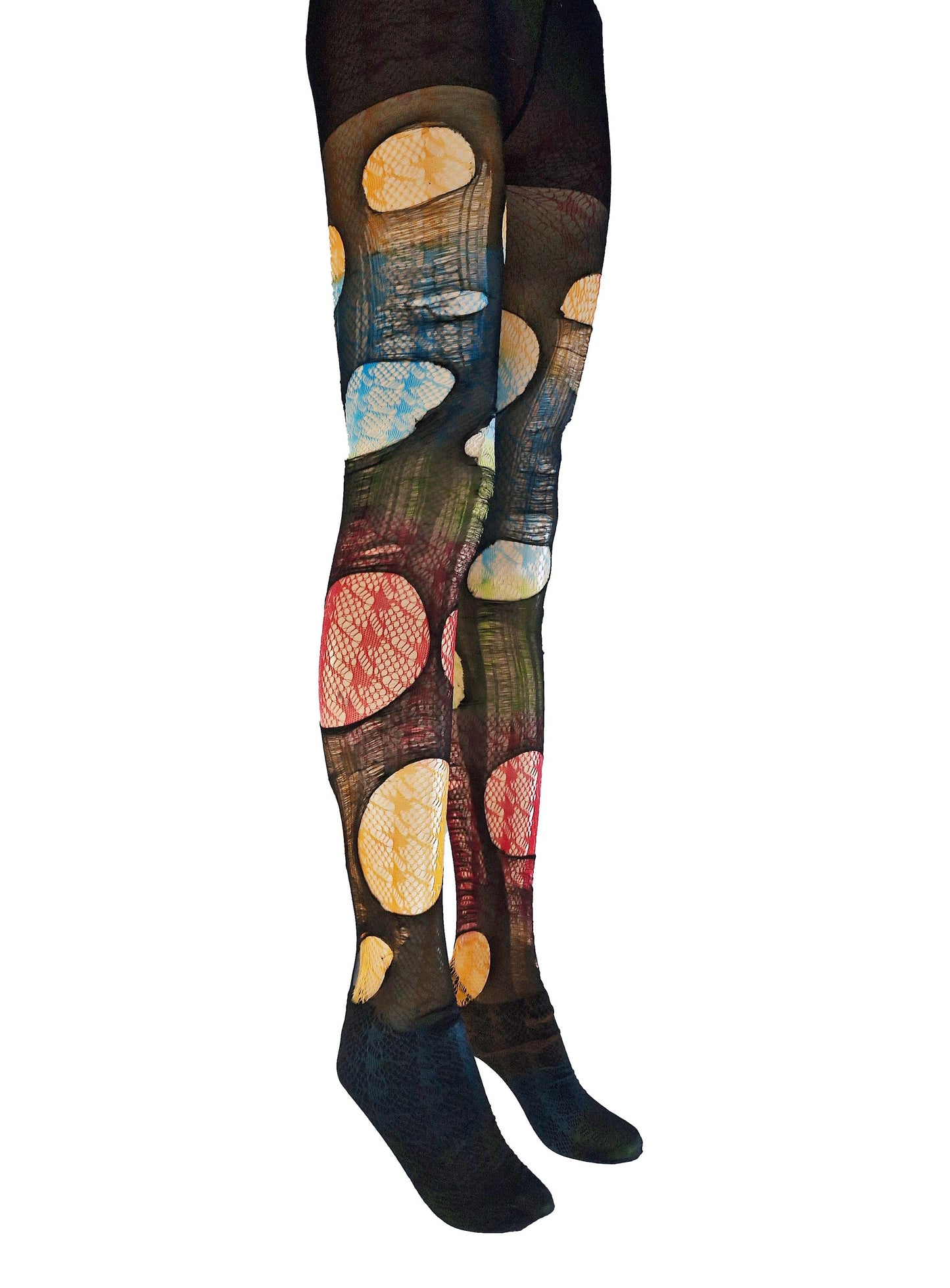 tie dye lace tights floral lace rainbow tie dye funky tights torn tights fishnet tights patterned tights fishnet stockings colorful tights