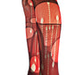 Black Ripped Tights Distressed Fishnet Tights Grunge Punk Goth Alternative Leggings Edgy Festival Stockings Dark Fashion