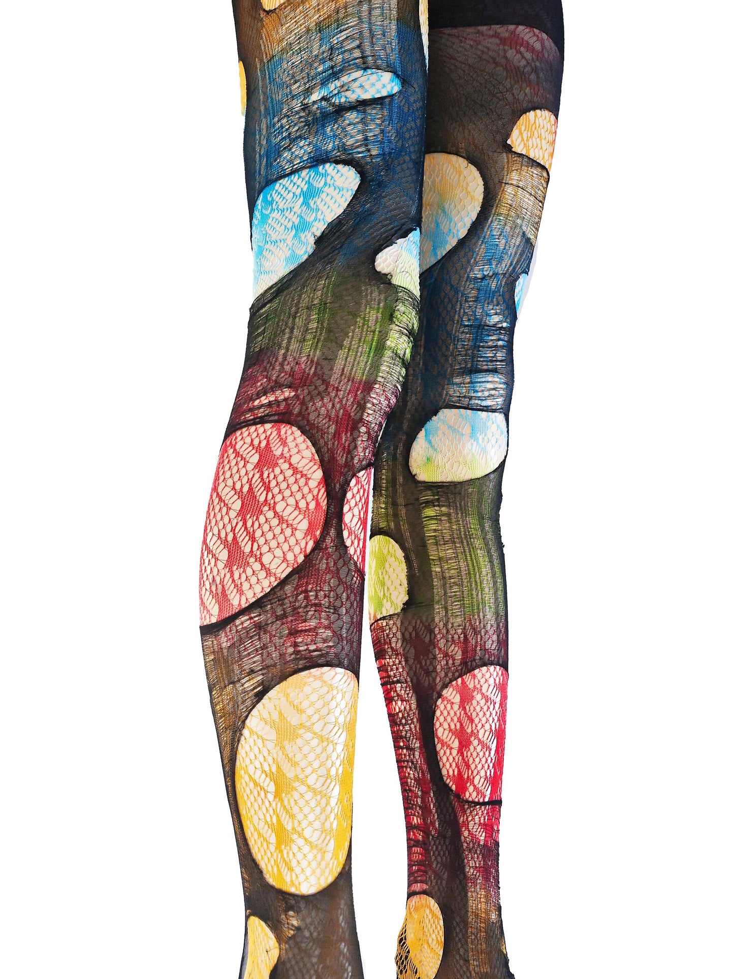 tie dye lace tights floral lace rainbow tie dye funky tights torn tights fishnet tights patterned tights fishnet stockings colorful tights