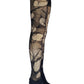 Bat print torn tights ripped tights witchy leggings | goth tights gothic tights fishnet tights fishnet stockings | distressed tights