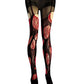 Brown Lace Garter Tights Fairycore Fishnet Tights Earth Witch Festival Leggings Dark Boho Woodland Goth Alternative Fashion