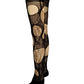 Brown Lace Garter Tights Fairycore Fishnet Tights Earth Witch Festival Leggings Dark Boho Woodland Goth Alternative Fashion
