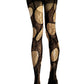 Brown Lace Garter Tights Fairycore Fishnet Tights Earth Witch Festival Leggings Dark Boho Woodland Goth Alternative Fashion