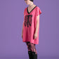 Accessorize Agoraphobix fishnet tights pink double layered tattered & torn tights fishnet leggings