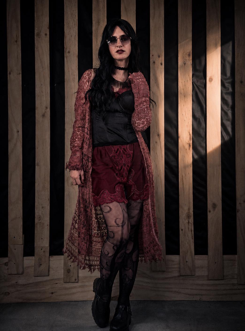 Moon Tights Witchy Leggings Gothic Moon Tights Dark Witch Fashion Lunar Print Leggings Pagan Clothing Alternative Goth Tights