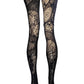 Mandala Fishnet Tights Witchy Lace Leggings Sacred Geometry Festival Tights Dark Boho Goth Alternative Clothing