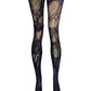 Mandala Fishnet Tights Witchy Lace Leggings Sacred Geometry Festival Tights Dark Boho Goth Alternative Clothing