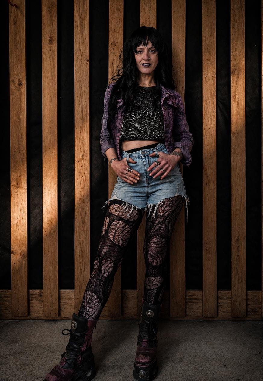 Black Tribal Fishnet Tights Sacred Geometry Witch Leggings Festival Fairycore Dark Bohemian Alternative Fashion