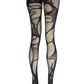 Black Snake Fishnet Tights Serpent Witch Leggings Gothic Occult Tights Dark Alternative Festival Fashion