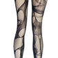 Black Snake Fishnet Tights Serpent Witch Leggings Gothic Occult Tights Dark Alternative Festival Fashion