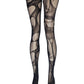 Black Snake Fishnet Tights Serpent Witch Leggings Gothic Occult Tights Dark Alternative Festival Fashion