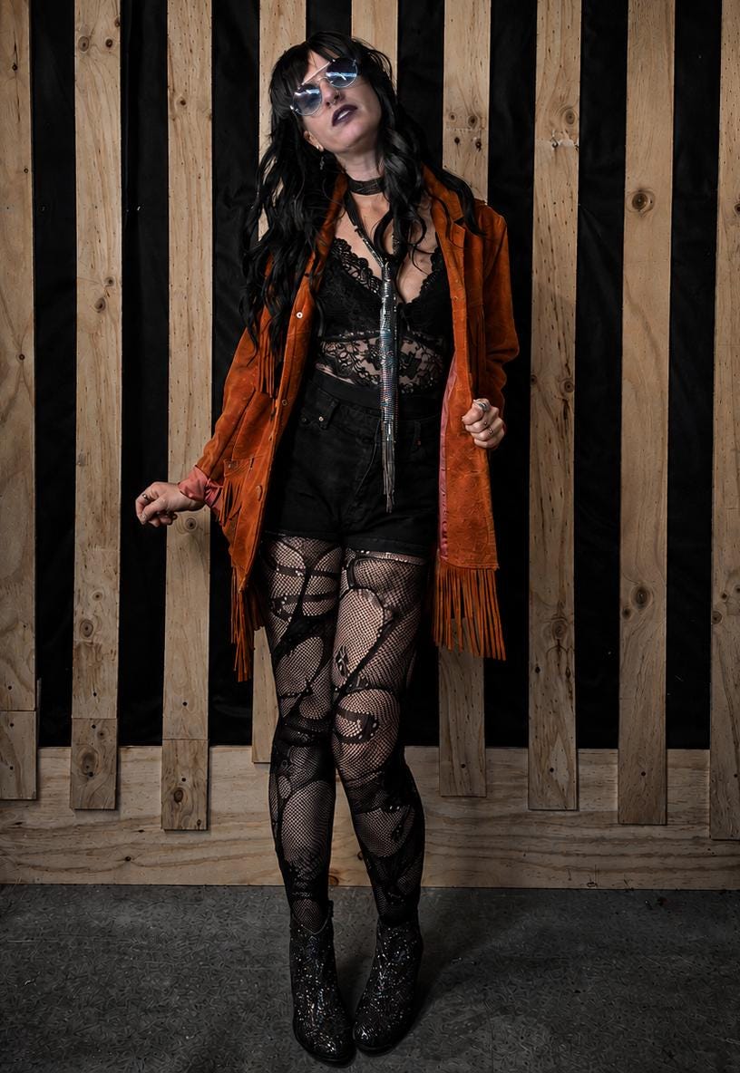 Black Snake Fishnet Tights Serpent Witch Leggings Gothic Occult Tights Dark Alternative Festival Fashion
