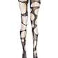 black lace tights floral lace torn tights fishnet tights Halloween tights patterned tights fishnet stockings gothic tights goth tights