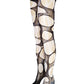 White Lace Tights Black Ripped Fishnet Tights Romantic Goth Leggings Gothic Bridal Witchy Distressed Stockings