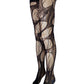 Spiderweb Tights Black Ripped Fishnet Tights Witchy Goth Leggings Gothic Rock Alternative Distressed Stockings