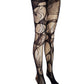 Spiderweb Tights Black Ripped Fishnet Tights Witchy Goth Leggings Gothic Rock Alternative Distressed Stockings