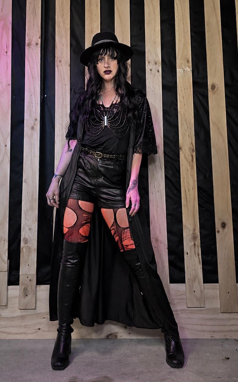 Neon Orange Distressed Fishnet Tights Festival Rave Outfit Cyber Y2K Alternative Leggings EDM Clothing Burning Man