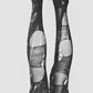 Black Ripped Tights Distressed Fishnet Tights Grunge Punk Goth Alternative Leggings Edgy Festival Stockings Dark Fashion