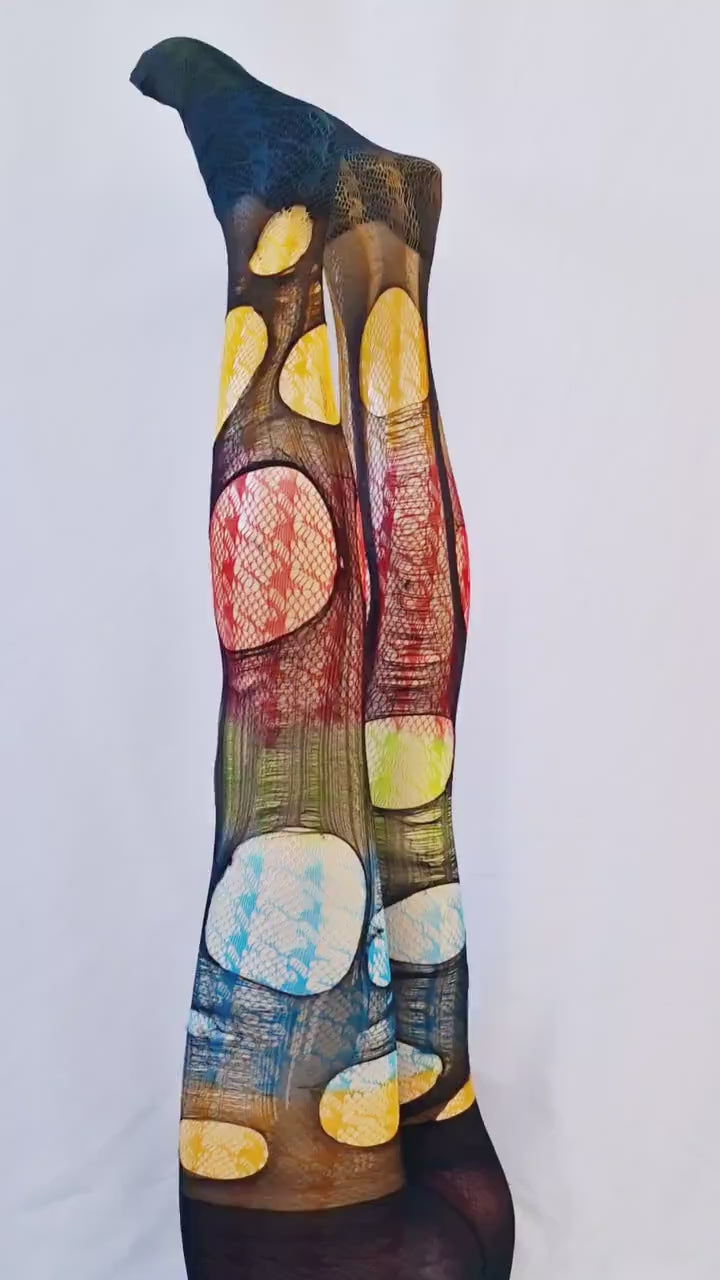 tie dye lace tights floral lace rainbow tie dye funky tights torn tights fishnet tights patterned tights fishnet stockings colorful tights