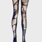 Black Snake Fishnet Tights Serpent Witch Leggings Gothic Occult Tights Dark Alternative Festival Fashion