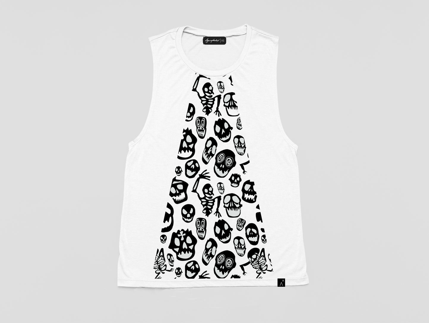 Skellington relaxed fit muscle tank top | Unisex