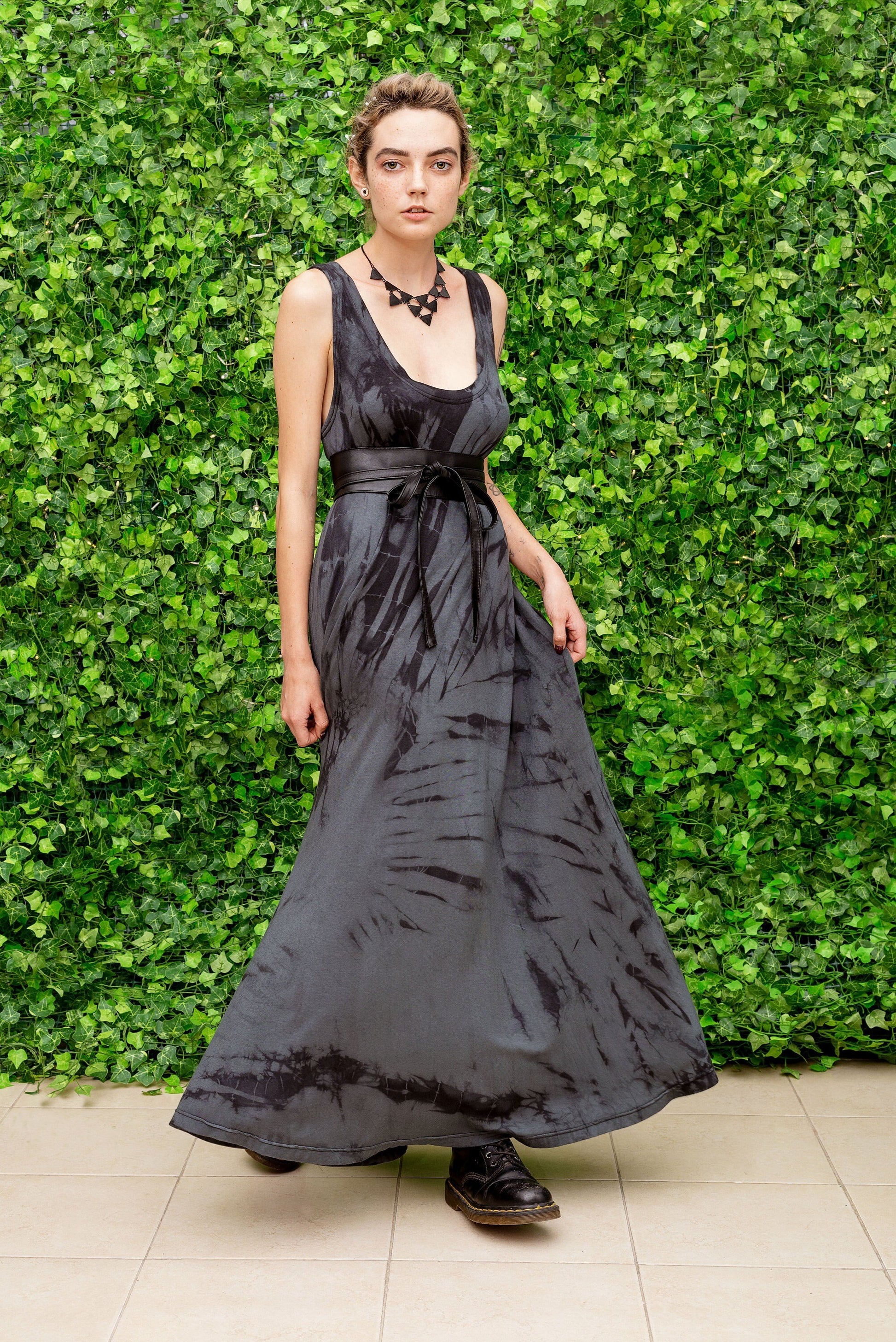 Tie dye bleach maxi dress | One Size Agoraphobix Tie dye bleach maxi dress | One Size Agoraphobix
