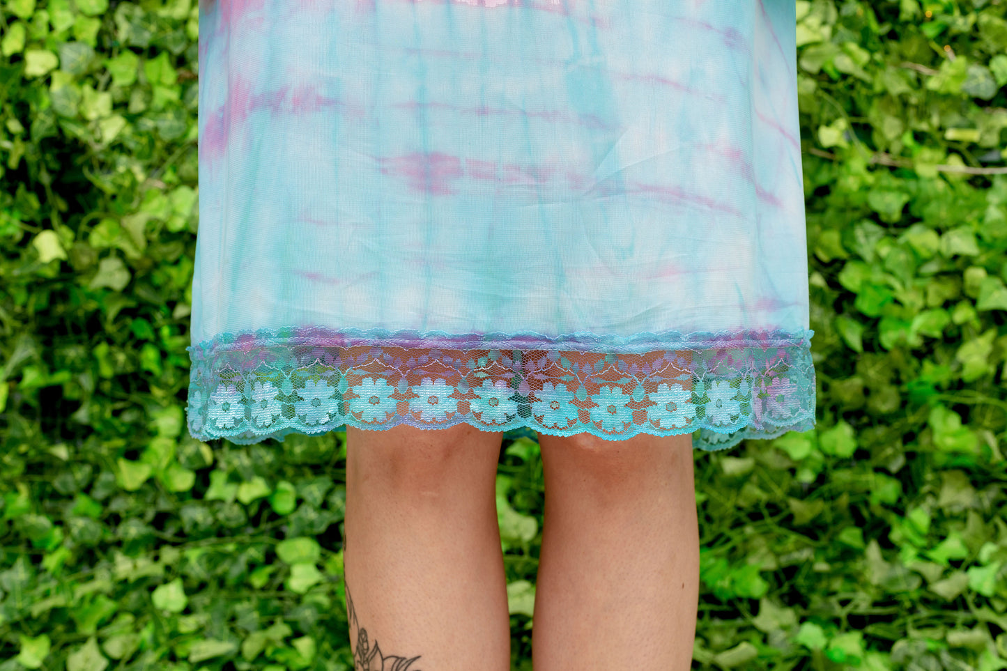 pastel unicorn tie dye slip fairy dress