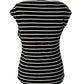 black and white striped sailor slouchy tank top