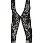 black lace crochet fringe vest boho vest fringed vest burning man vest hippie waistcoat | One size fits all!