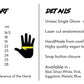 Laser cut skeleton hand glove | red black vegan leather