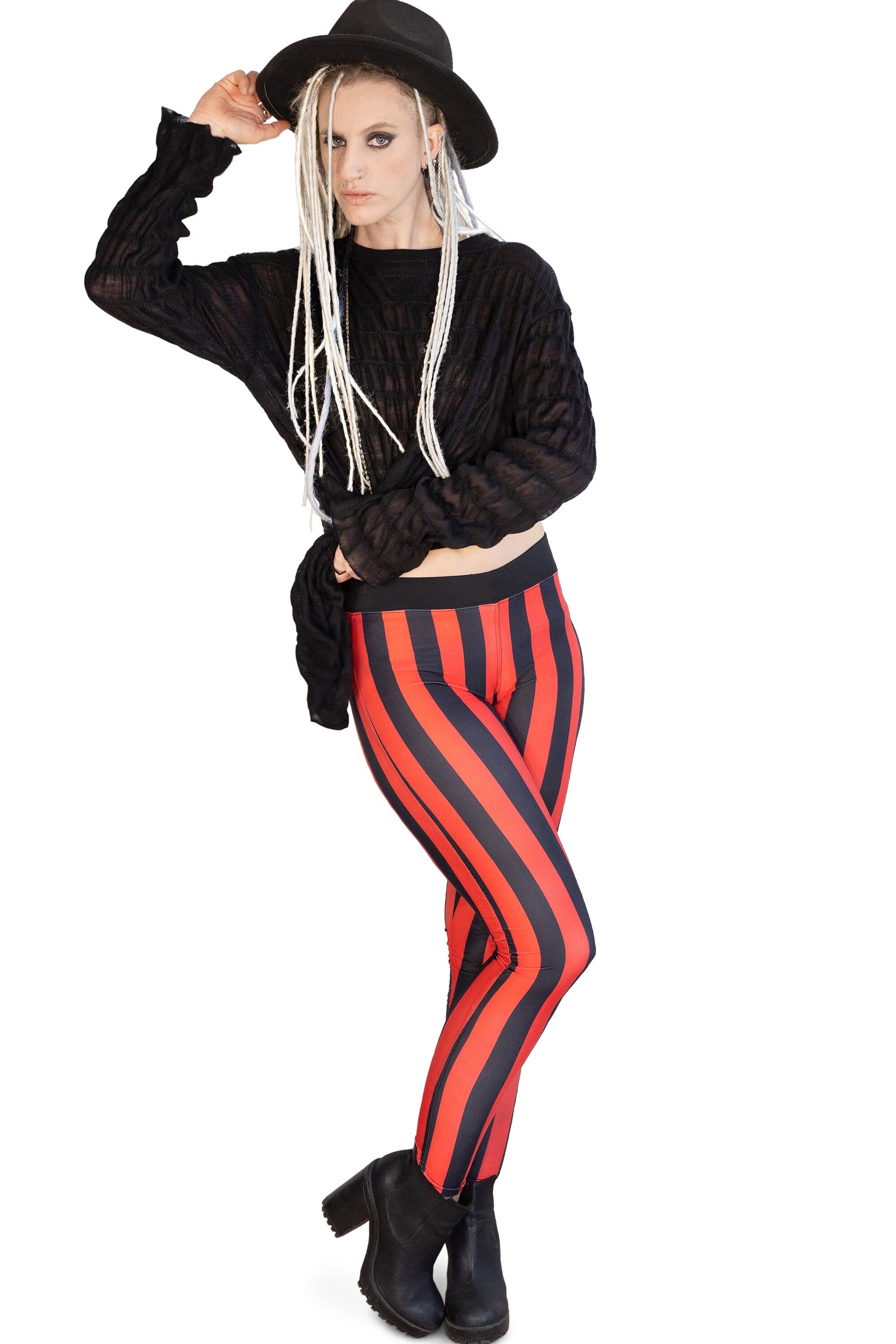 Buy Girls Legging Striped - Pack Of 2 - Black White Online at Best Price |  Mothercare India
