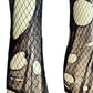 forest green fishnets ripped tights fishnet tights | green tights tattered & torn tights fishnet stockings |  goth leggings witch tights