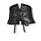 vegan leather choker goth leather choker | statement choker leather corset choker | high neck collar goth choker gothic collar |
