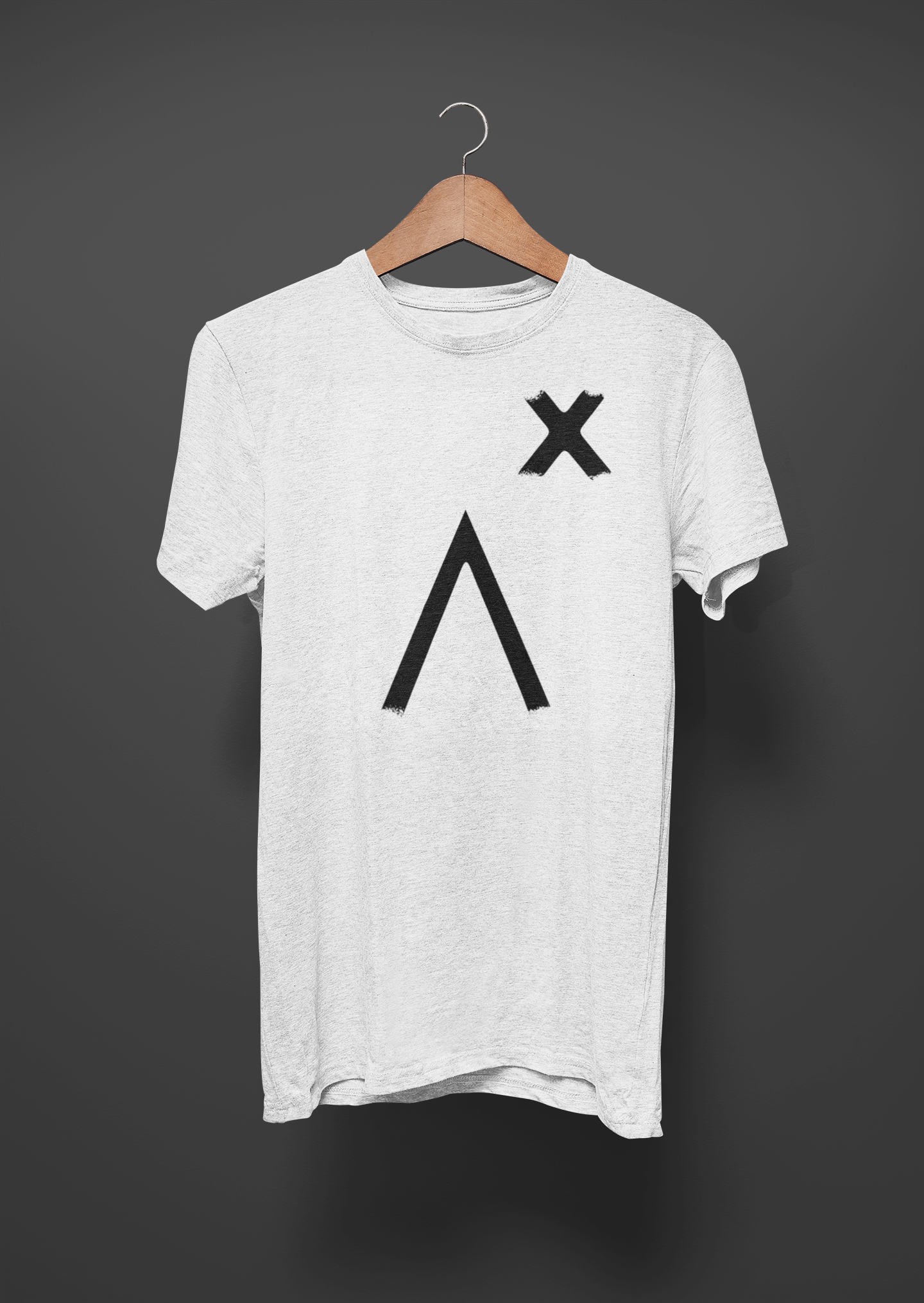 Paint stroke Logo print t shirt | Unisex