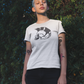 Unisex Glitter Punk Skull print T shirt