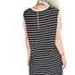 Black and white stripe muscle tank top | Relaxed fit Unisex