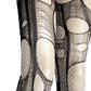Black n white tattered & torn fishnet tights